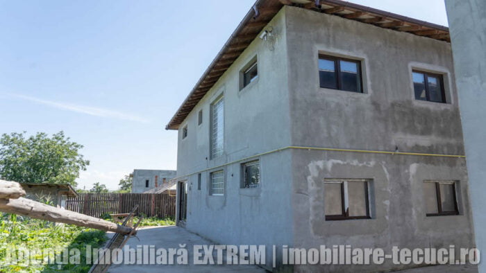 Casa cu 8 camere la rosu in Tecuci - Exterior spate